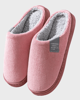 Sunika – Warme Mit Fleece Gefütterte Hausschuhe mit Geschlossener Zehenpartie in Rosa