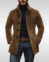 Lukas | Herren Freizeit Winterjacke im Slim Fit in Hellbraun