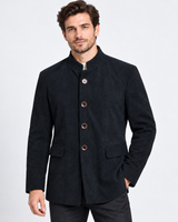 Lukas | Herren Freizeit Winterjacke im Slim Fit in Schwarz
