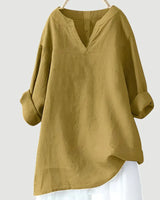 Nicole – Elegante Damen Tunikabluse in Yellow