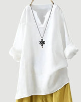 Nicole – Elegante Damen Tunikabluse in White
