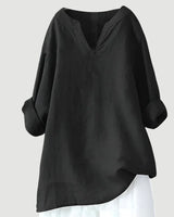 Nicole – Elegante Damen Tunikabluse in Black