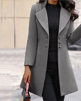 Hannah Damen Premium Mantel in Grau