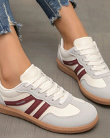 Maelle | Damen Orthopädische Sneaker mit Schnürschuh und extra Platz vorne in Rosa