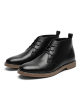 Mathyas – Chukka-Stiefeletten Aus Leder Mit Schnürung in Schwarz