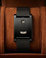 RoyalTime – Französische 35-mm-Uhr in Schwarz