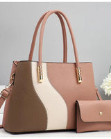 Camilla Damen große Handtasche aus Kunstleder in Rosa