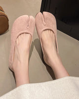 Yumi | Japanische Tabi Split-Toe Ballerinas in Beige