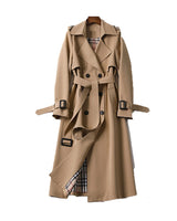 Eva | Damen Zweireihiger Trenchcoat in Beige