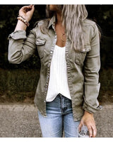 Kiara | Denim Jacket in Grau