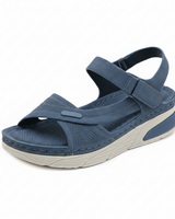 Ingeborg | Damen Sandalen Breite Zehenbox Fußgewölbestütze – Komfort Sandalen 2026 in Blau