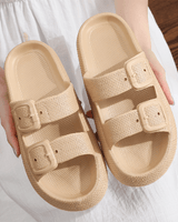 Hannelore | Damen Sandalen Verstellbar Fußgewölbestütze – Verstellbare Sandalen 2026 in Sand