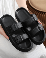Hannelore | Damen Sandalen Verstellbar Fußgewölbestütze – Verstellbare Sandalen 2026 in Schwarz