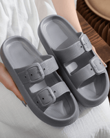 Hannelore | Damen Sandalen Verstellbar Fußgewölbestütze – Verstellbare Sandalen 2026 in Grau