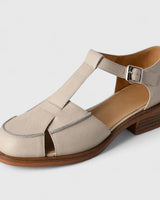 Lusia – Elegante Sandale Mit Schnallenriemen in Beige