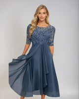 Vireya - Luxuriöses Abendkleid in Blau