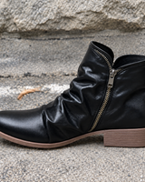 Marissa | Damen Orthopädische Winter Stiefeletten Mit Reißverschluss in Schwarz