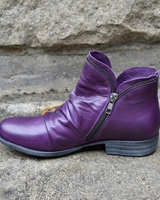 Marissa | Damen Orthopädische Winter Stiefeletten Mit Reißverschluss in Lila