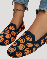 Marlene | Damen Slip-On Gestrickte Sneaker in Orange