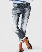 Marliesel | Damen Straight Leg Jeans in Grau