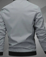 Matthias | Herren College Bomberjacke in Grau
