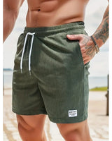 Maximilian | Herren Badeshorts mit Kordelzug in Grün
