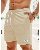 Maximilian | Herren Badeshorts mit Kordelzug in Aprikose