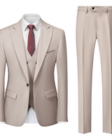 Maximilian | Herren Business Anzug Set in Beige