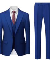 Maximilian | Herren Business Anzug Set in Blau
