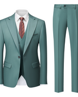Maximilian | Herren Business Anzug Set in Turkis