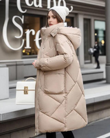 Aloisia - Lange, warme Fleecejacke in Khaki