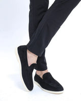 David | Schlupf Gepolstert Loafer in Schwarz