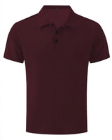 Capri - Ultrabequemes Polohemd für Männer in Merlot Rot