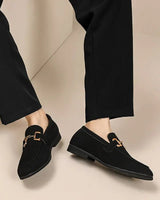 Minimalistische Slip-On Loafer Modern in Schwarz