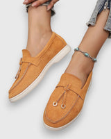 Gemma | Fußgewölbestütze Gepolstert Loafer in Orange