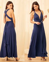 Madeline | Multiway Wickelkleid in Marineblau