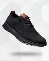 Atmungsaktive Ultracomfort-Schuhe in Schwarz-Schwarz