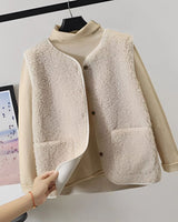Nellie - Moderne und angenehme Weste in Beige
