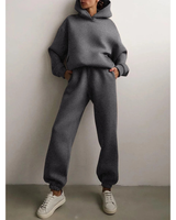 Nina | Damen Jogginganzug mit Hose und Oberteil in Grau