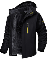 Gustav - Wind Und Wasserdichte Jacke in Schwarz