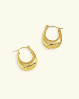 Ohrringe Tropfen Gold in Gold