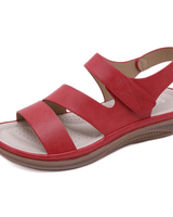 Isabella | Orthopädisch Gepolstert Sandalen in Rot