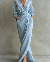 Avalonni | Schickes Eleganzkleid in Hellblau