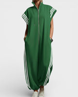 Shelena – Eleganter Urbaner Overall in Grün