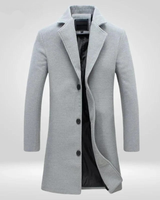 Oskar | Herren Moderne Winterjacke Langarm in Grau