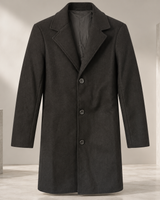 Oskar | Herren Moderne Winterjacke Langarm in Schwarz