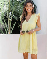 ELLIS | Sommerkleid 2 in 1 in Gelb