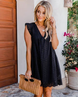 ELLIS | Sommerkleid 2 in 1 in Schwarz