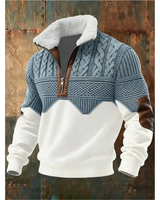 Paul | Herren Pullover mit Reißverschluss für Draußen in Graublau