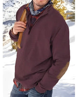 Eleganter Winterpullover für Männer - JAKO in Weinrot